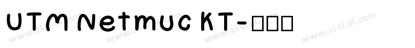 UTM Netmuc KT字体转换